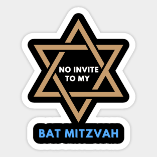 Bat Mitzvah Sticker